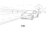 A car in the countryside