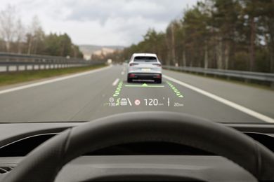 Skoda Enyaq head up display